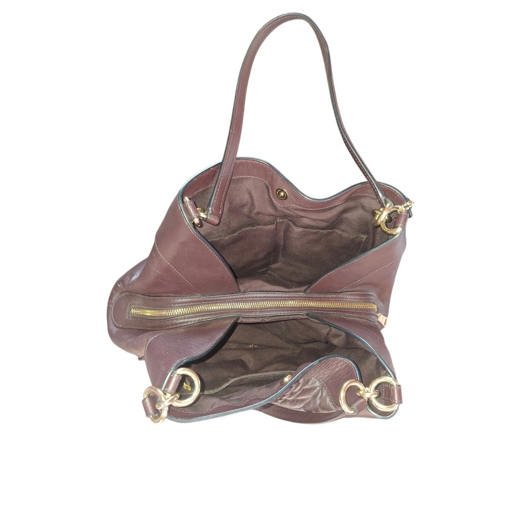 Coach Lexy Quilted Leather Shoulder Bag in Brown - Picture 6 of 9